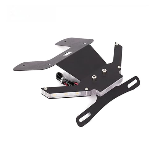 Support de plaque d'immatriculation moto Yamaha - Support de queue de fixation noir universel
