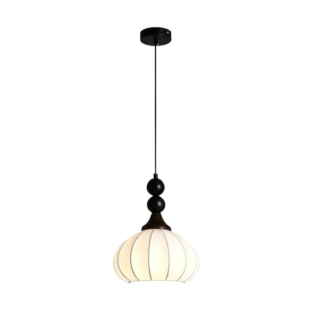 Suspension En Soie de 22 Cm (8,6 Pouces), Sphère En Bois, Douille E26