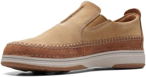 Clarks Men's Nature 5 Walk Moccasin, Dark Sand Combi, 10 | Image 3