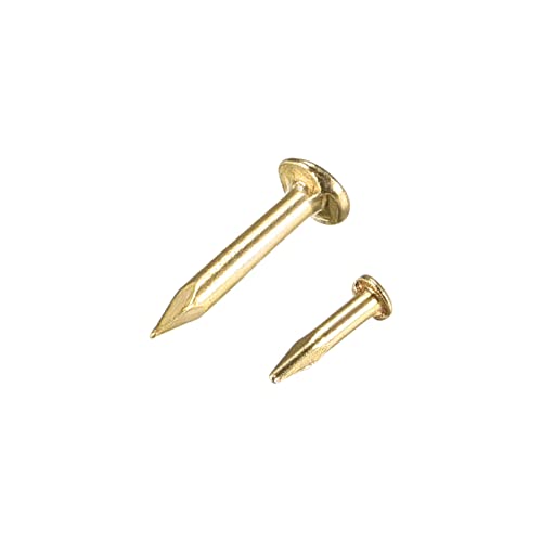 uxcell Total 400 unidades pequeños clavos 6mm y 8mm para decoración DIY en madera miniatura 1