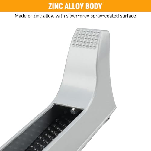 Hoteche kantenhobel 250 * 41MM - Hochwertiges Glättungswerkzeug aus Zinklegierung mit Klingen aus 65Mn-Stahl - Leicht und langlebig - ABS-Griff - Ideal zum Glätten von Gipskarton, Holz und Wänden