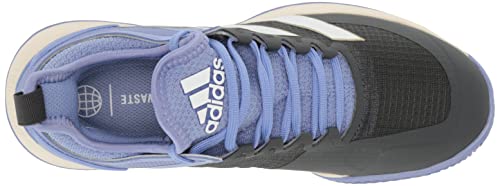 adidas Tênis feminino Adizero Ubersonic 4, Preto/preto/amarelo (argila), 8