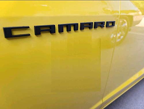 yoaoo 1 OEM Camaro carta 3d emblema insignia RS SS ZL1 Z28 Chevy negro mate Cover