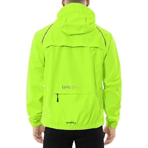 BALEAF Men’s Rain Jacket Waterproof Windbrea...