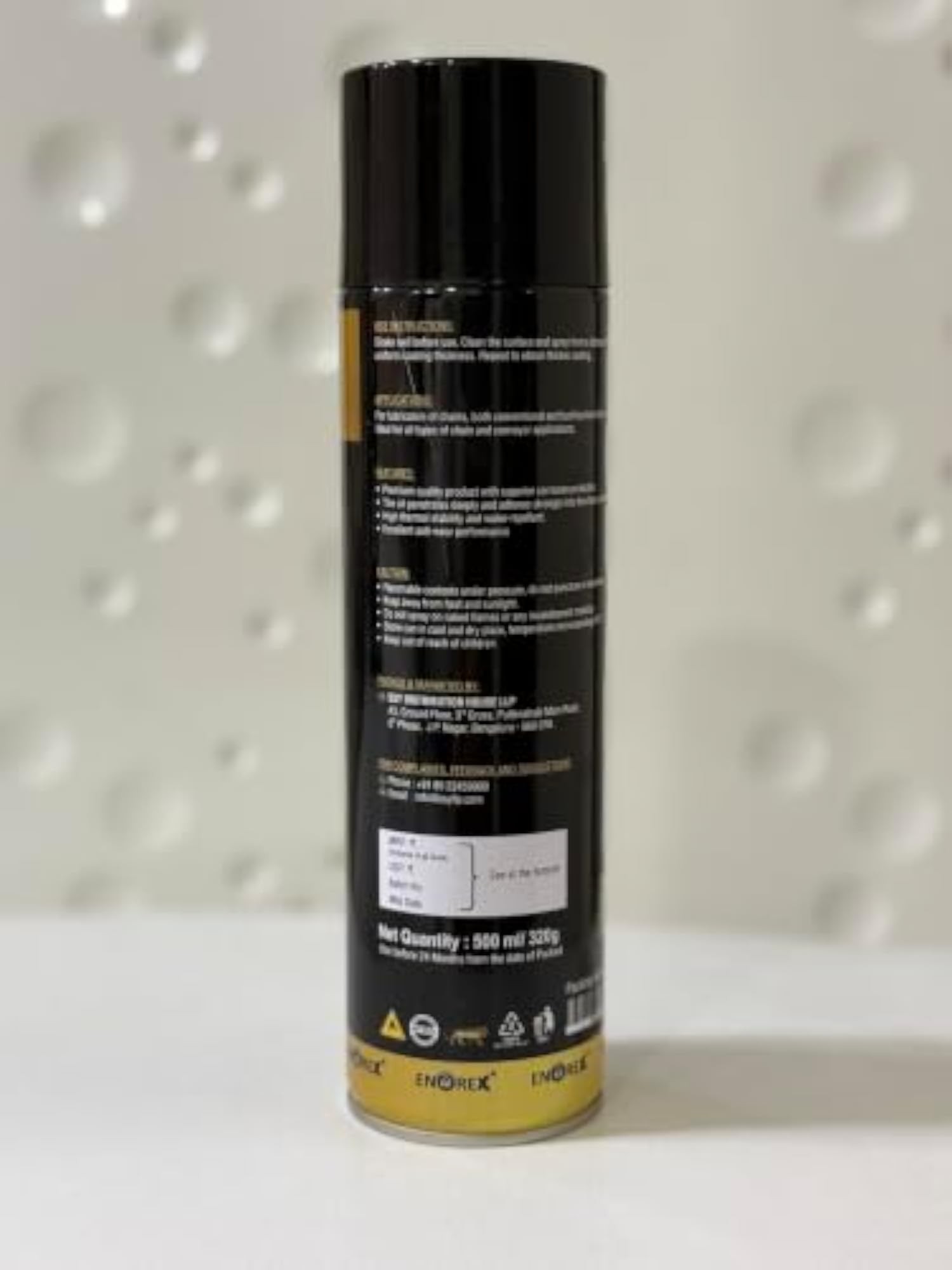 Chain Lube Spray Aerosol Care & Maintenance Lubricant