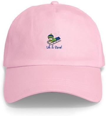 CafePress Snow Sledding Adjustable Baseball Cap