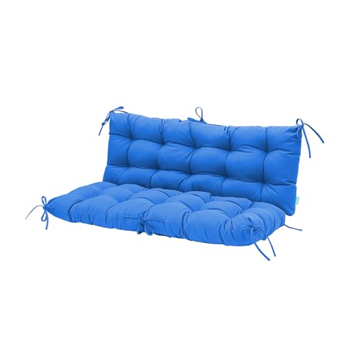 QILLOWAY Outdoor/Indoor Bench Cushion,Porch Swing Replacement Cushions 2-3 Seater Loveseat ...