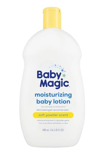 Baby Magic Moisturizing Lotion, Soft Powder Scent, 16.5 Fl Oz