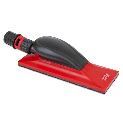ZETA Dust-Free Multi Hole Vacuum Hand Sanding Block - Hook & Loop Backing (2.75" x 8")