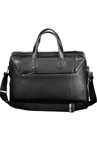 Porte-documents Piquadro Pan avec deux compartiments zippés en cuir pour ordinateur - 2
