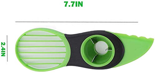 Avocado slicer, 3 In 1 Avocado Slicer Avocado Cutter Fruit & Vegetable Peeler Kitchen Tools, Avocado Cutter Green