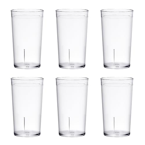 Set Of 6 Water Drinking Glasses Shatterproof Cups Unbreakable Shatterproof Beer Mug For Milk