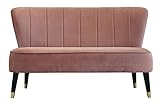 sofa 50er 60er Abmessungen: Casa Padrino Luxus Neo Classical Sofa 131cm - Luxus Qualität 60er Sixties 50er Fifties, Farbe:Creme