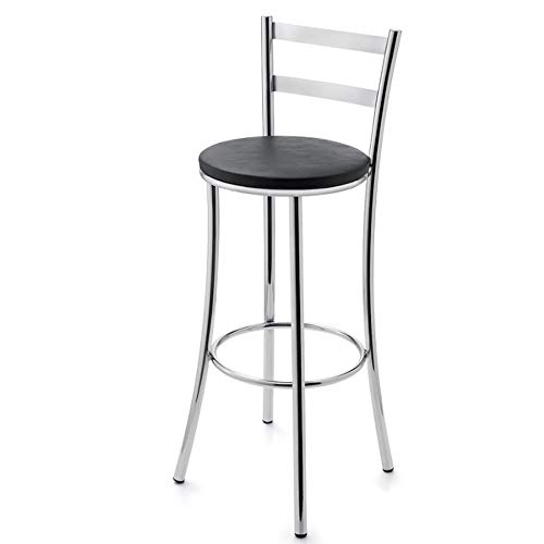 Banqueta Alta Real Cromo - Logdesign