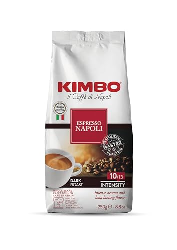 キンボ(KIMBO)コーヒー豆 エスプレッソ イタリア(ミディアムロースト アラビカ80% ロブスタ20%)ナポリ 250g