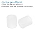 PATIKIL 3.2mm ID x 5mm AD x 5mm L Runde Abstandhalter Unterlegscheiben 100 Pack Nylon Standoff Dichtungen für M3 Hardware Schrauben Bolzen für 3D Drucker Elektrischer Ausgang Weiß