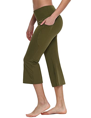 BALEAF Women's Yoga Capris - Ideal for Workouts and Fitness Activities