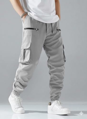 Image of INKKR Men Cargo || Men Zipper Cargo Pants Cotton ||