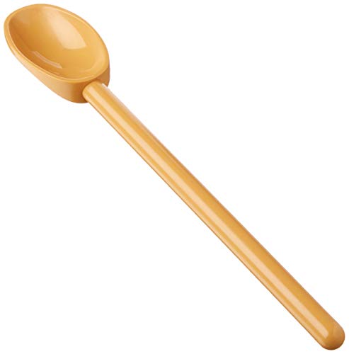 Image of Mercer Culinary Hell's Tools Hi-Heat Mixing Spoon, 12 Inch, Tan
