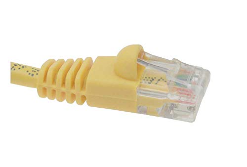 Cable Ethernet Cat 5E UTP 10 pies amarillo miniatura 2