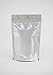 Korpack Black/Clear Mylar Stand Up Bags Pouches with Zipper 6 X 9 X 3.5 inches (8oz) 100 pcs