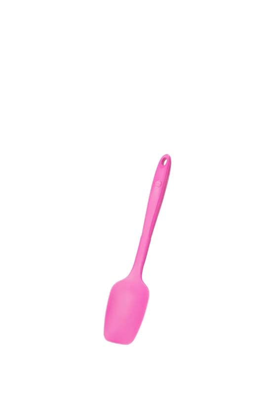 Kochblume Kochlöffel, Backlöffel, Soßenlöffel L & Flexlöffel S 4er Set | Premium-Silikon & BPA frei| Hitzbeständig | Spülmaschinenfest | Farbe: pink