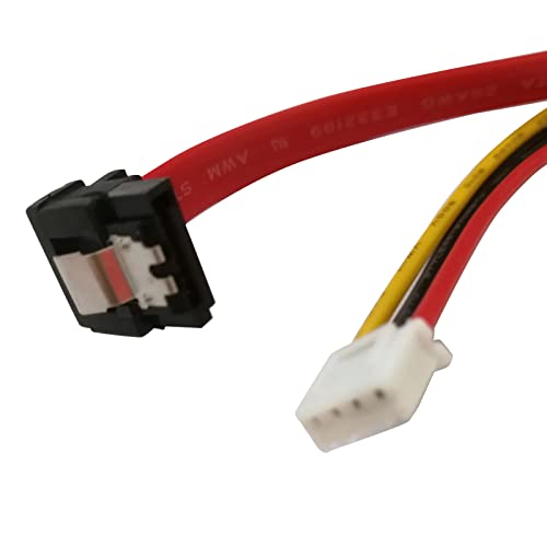 Cable Combo SATA 15 Pin Energía y 7 Pin Datos 4 Pin Molex a Serial ATA miniatura 5