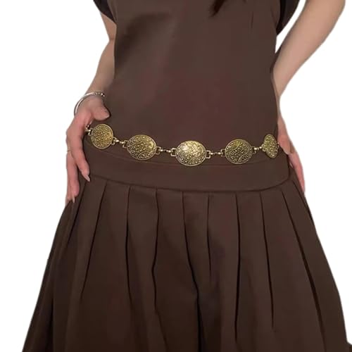 Adjustable Waist Belt Modern For Street Dance Music Festival Jeans Dress Belt Body Jewelry Chain Metallic Belt