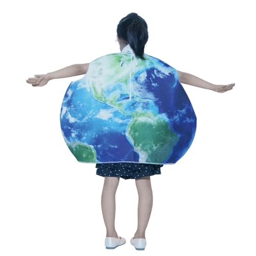 Disfraz de Planeta Tierra para Niños Azul miniatura 3