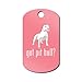 Got Pit Bull Engraved Keychain/GI Tag Mister Petlife Alert v2 Pink