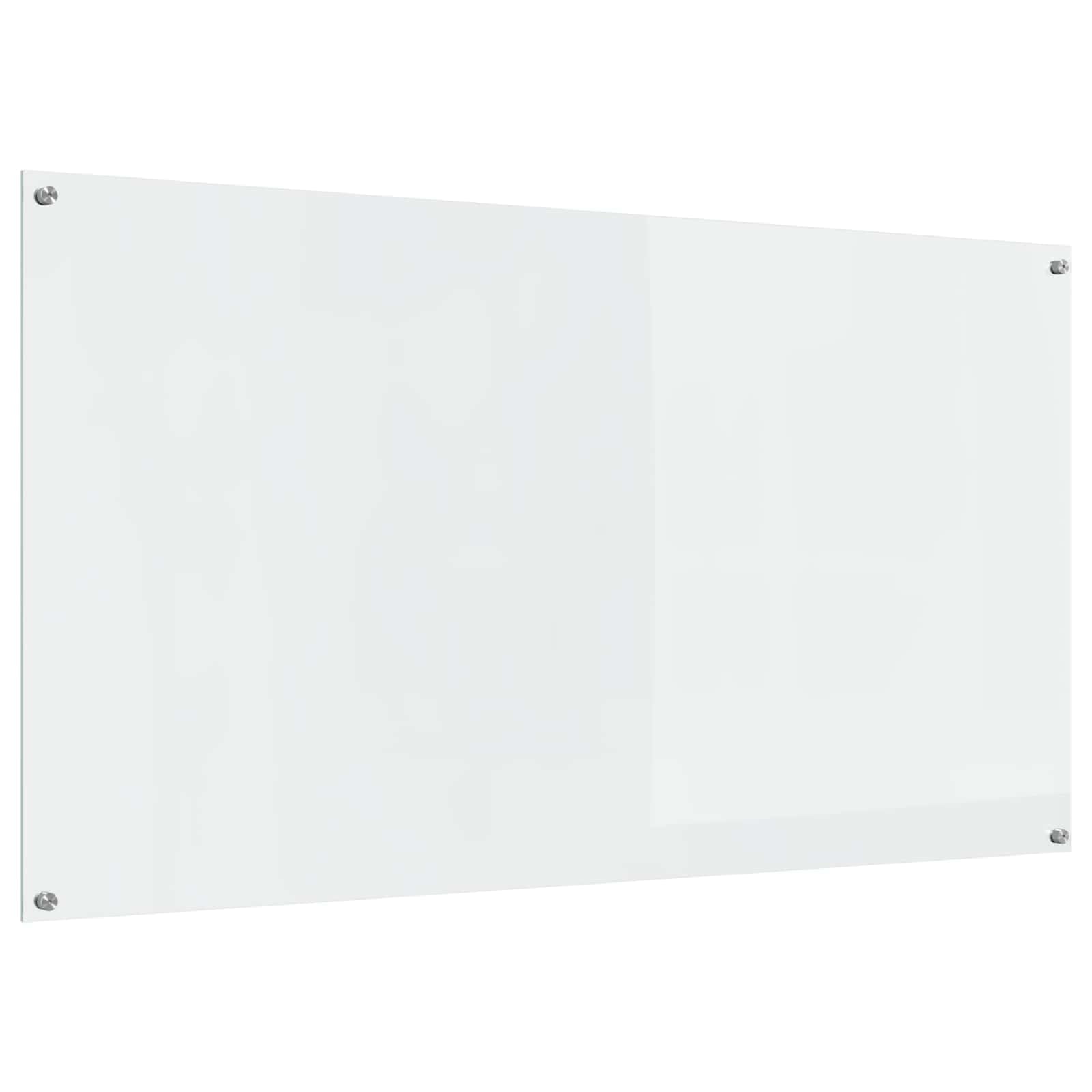 vidaXL Przód kuchenny przezroczysty 110 x 60 x 0,6 cm szkło hartowane, Nowoczesny backsplash do kuchni, wytrzymała, odporna na ciepło osłona, minimalistyczna panel ochronny