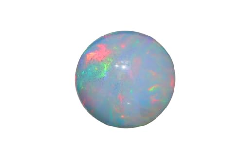 Pierre précieuse opale éthiopienne naturelle ronde pour joaillerie artisanale DIY