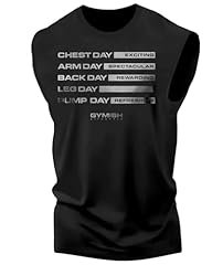 3. Gymdays Silver on Black Tank Top