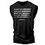 3. Gymdays Silver on Black Tank Top