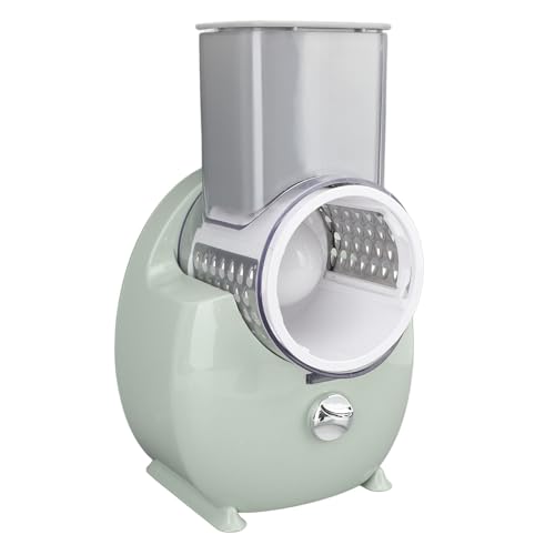 Râpe à Fromage électrique, Broyeur De Légumes électrique, Râpe à Légumes électrique Automatique, Trancheuse De Légumes électrique, Machine De Robot Culinaire De Cuisine(Vert)