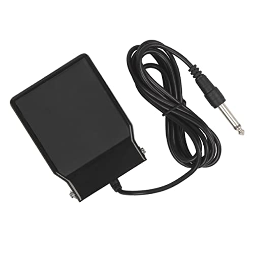 UPKOCH 1個 サステインペダル electric piano anigift 自転車 USBペダル 足 受け身 コンパクトピアノペダル エレクトリックピアノアクセサリー 金属 Black