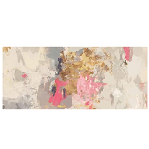 Affiche art abstrait coloré 40x80cm sur toile moderne sans cadre