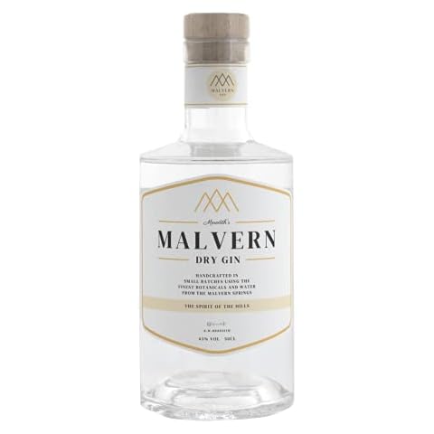 Malvern Dry Gin 50cl 43% ABV Cover