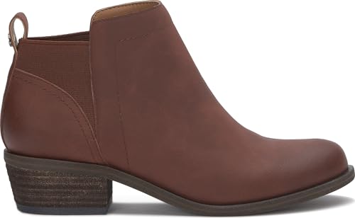 Lucky Brand Badene Stacked Heel Bootie, Brownstone/Brownstone, 6.5 by Lucky Brand - Used condition - Image 6