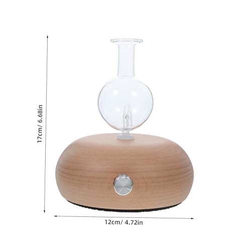 Diffuseur d'atomiseur en verre avec socle en bois de haute qualité - 3