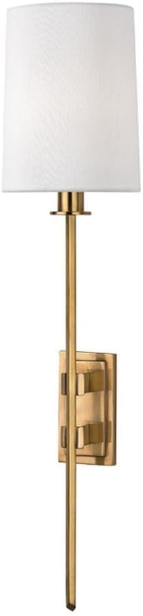 Hudson Valley Lighting 3411-AGB One Light Wall Sconce from The Fredonia Collection, Aged Brass