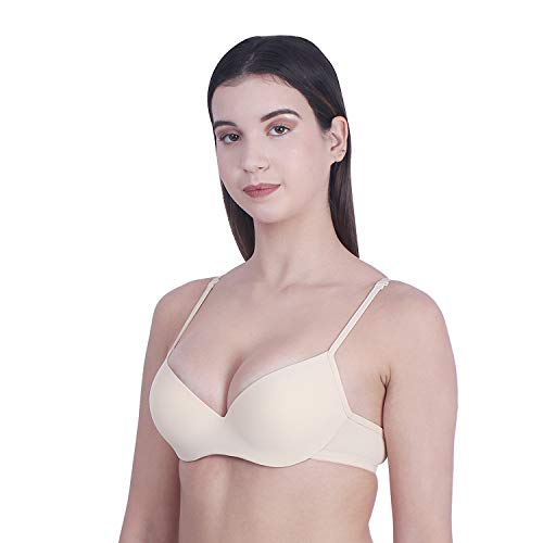 Image of Brachy Women's Poly Cotton Padded Wired Push-Up Bra
