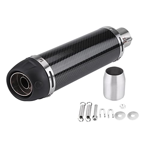 Système d'Échappement Moto Universel avec Silencieux de Remplacement de Queue en Inox