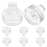 SHINEOFI Tapones de Vino Reutilizables en Forma de T 8 Piezas Tapón de Vidrio Cristal para Botellas de Vino Tinto Sellador Hermético para Conservación y Manualidades Uso en