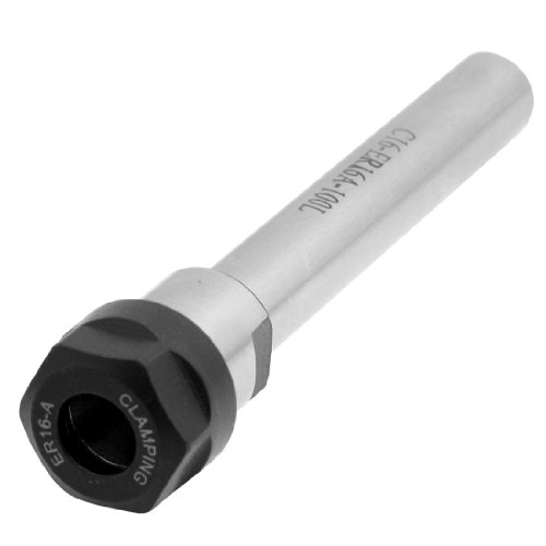uxcell C16 ER16A 100L Straight Collet Chuck Holder CNC Milling Tool Extension Rod