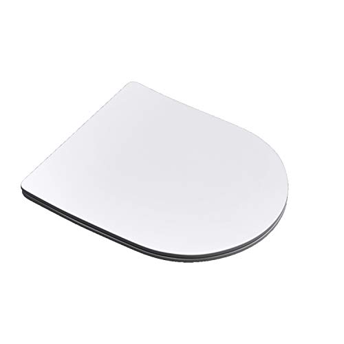 Durovin Bathrooms Soft Close Toilet Seat - U Shape Ultra Slim Design - Quick Release - 360 x 425 x 25mm (WxDxH)
