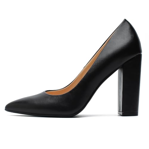 Image of Unisex High Heels for Men and Women 4.7 Inch Chunky Block Heels