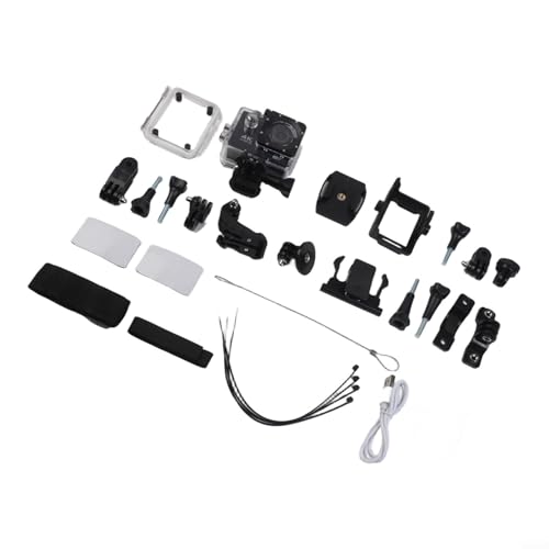 Risveglio Caméra d'action 4 K HD 1080p 30 fps, écran de 2,0", grand angle de 170°, étanche jusqu'à 30 m, plongée avec tuba, natation, pour caméra de sport compacte – vue 8