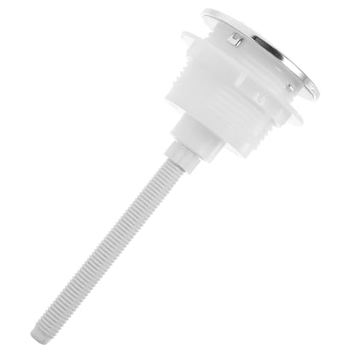 Genérico Pulsador Cisterna de Abs Color Plata Diseño de Botón Pulsador Doble, Fácil de Instalar y Resistente Corrosión para Asientos de Inodoro en Baños y Hoteles Color Color Aleatorio
