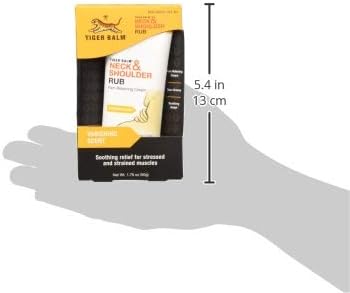 Tiger Balm Neck & Shoulder Rub Vanishing Scent 1.76 oz (Pack of 2)